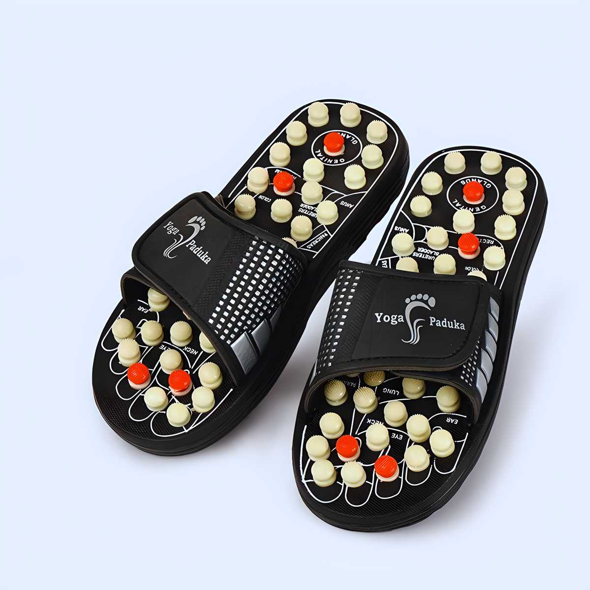 Acupuncture massage magnetic slippers